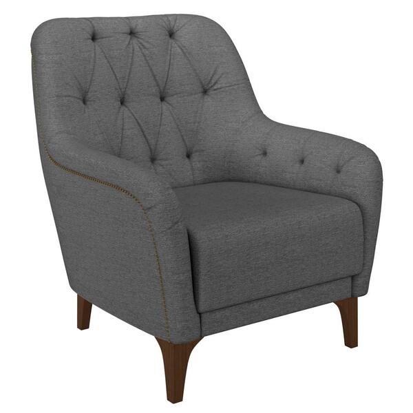 Poltrona Decorativa Para Sala De Estar Com Capitonê Pietà M22