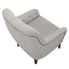 Poltrona Decorativa Para Sala De Estar Com Capitonê Pietà Z32