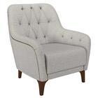 Poltrona Decorativa Para Sala De Estar Com Capitonê Pietà Z32