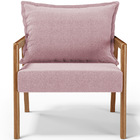 Poltrona Decorativa Para Sala De Estar E Living Alícia L02 Bo