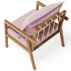 Poltrona Decorativa Para Sala De Estar E Living Alícia L02 Bo