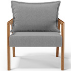 Poltrona Decorativa Para Sala De Estar E Living Alícia L02 Bo