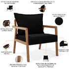 Poltrona Decorativa Para Sala De Estar E Living Alícia L02 Bo