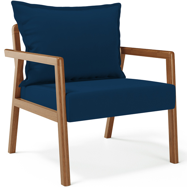 Poltrona Decorativa Para Sala De Estar E Living Alícia L02 Su