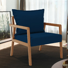 Poltrona Decorativa Para Sala De Estar E Living Alícia L02 Su