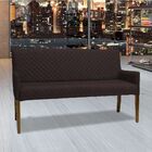 Poltrona Decorativa Para Sala De Estar E Recepção 02 Lugares