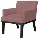 Poltrona Decorativa Para Sala De Estar E Recepção Beatriz W01