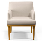 Poltrona Decorativa Para Sala De Estar E Recepção Beatriz W01