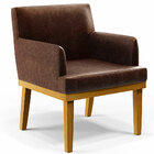 Poltrona Decorativa Para Sala De Estar E Recepção Beatriz W01