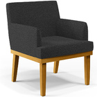 Poltrona Decorativa Para Sala De Estar E Recepção Beatriz W01