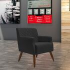 Poltrona Decorativa Para Sala De Estar E Recepção Diva D02 Tr