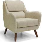 Poltrona Decorativa Para Sala De Estar E Recepção Gooby D02 L