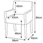 Poltrona Decorativa Para Sala De Estar E Recepção Joy D02 Tre