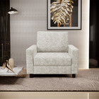 Poltrona Decorativa Para Sala De Estar E Recepção Malta L02 B