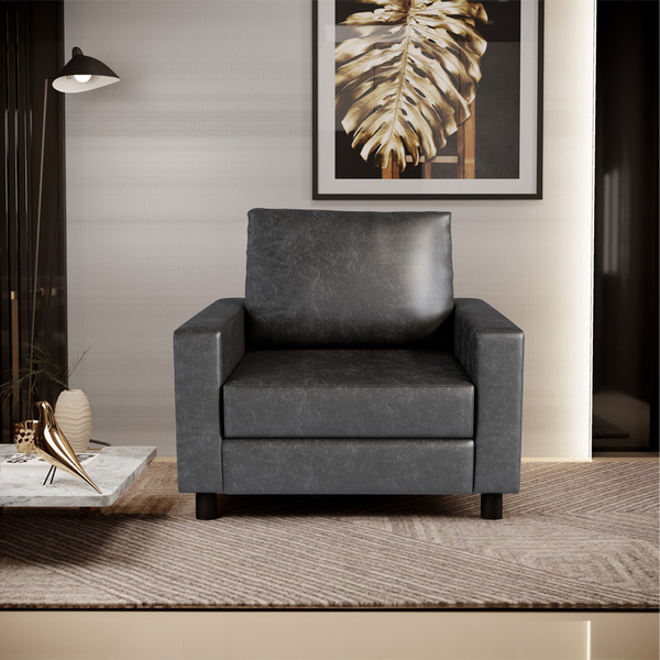 Poltrona Decorativa Para Sala De Estar E Recepção Malta L02 C