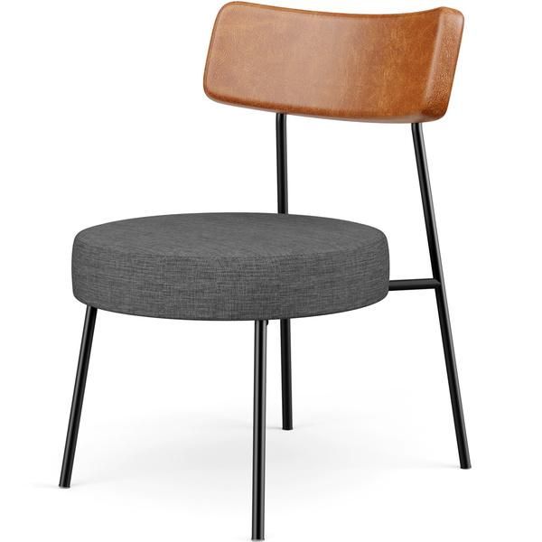 Poltrona Decorativa Para Sala De Estar Fixa Londres L02 Courí