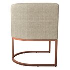 Poltrona Decorativa Para Sala De Estar Ibiza Bege