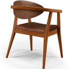 Poltrona Decorativa Para Sala De Estar Jantar Cecília L02 Cou