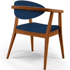 Poltrona Decorativa Para Sala De Estar Jantar Cecília L02 Sue