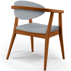 Poltrona Decorativa Para Sala De Estar Jantar Cecília L02 Sue