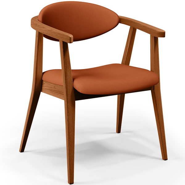 Poltrona Decorativa Para Sala De Estar Jantar Cecília L02 Tec