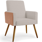 Poltrona Decorativa Para Sala De Estar Maria W01 Pés Palito L