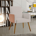 Poltrona Decorativa Para Sala De Estar Maria W01 Pés Palito L