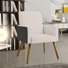 Poltrona Decorativa Para Sala De Estar Maria W01 Pés Palito L