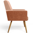 Poltrona Decorativa Para Sala De Estar Maria W01 Pés Palito L