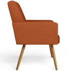 Poltrona Decorativa Para Sala De Estar Maria W01 Pés Palito T