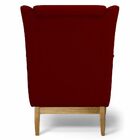 Poltrona Decorativa Para Sala De Estar Milena D02 Base De Mad