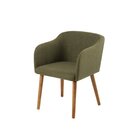 Poltrona Decorativa Para Sala De Estar Muscat Cinza