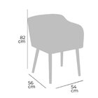 Poltrona Decorativa Para Sala De Estar Muscat Verde Oliva