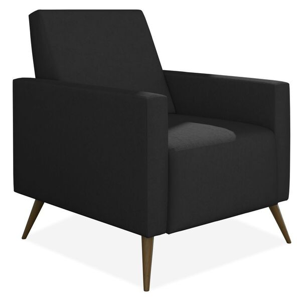 Poltrona Decorativa Para Sala De Estar Pés Palito Liz P02 Sue