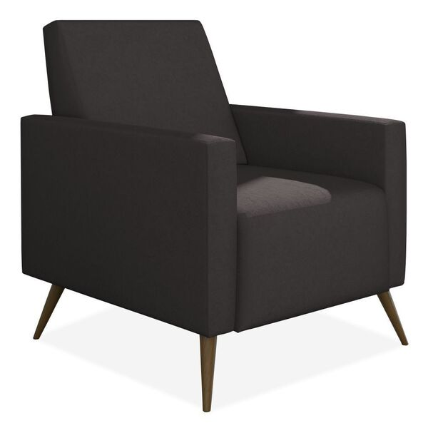 Poltrona Decorativa Para Sala De Estar Pés Palito Liz P02 Sue