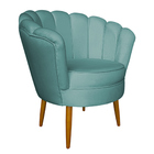 Poltrona Decorativa Para Sala De Estar Petala Suede - Montana