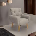 Poltrona Decorativa Para Sala De Estar Quarto E Escritorio De