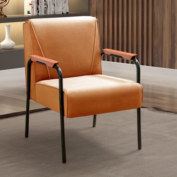 Poltrona Decorativa Para Sala De Estar, Recepção Jade Terraco