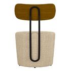 Poltrona Decorativa Para Sala De Estar Redonda 53cm Le Moon M