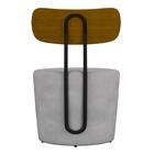 Poltrona Decorativa Para Sala De Estar Redonda 53cm Le Moon Z