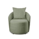 Poltrona Decorativa Para Sala De Estar Redonda Califórnia Ver