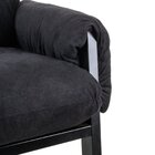 Poltrona Decorativa Para Sala De Estar Soft Preto