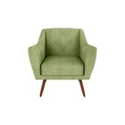 Poltrona Decorativa Para Sala De Estar Veneza Boucle Oliva