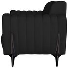 Poltrona Decorativa Para Sala De Estar Zaya Corano Preto