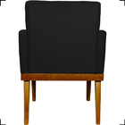 Poltrona Decorativa Para Sala Divine Base Reforçada De Madeir