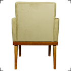 Poltrona Decorativa Para Sala Divine Base Reforçada De Madeir