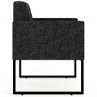 Poltrona Decorativa Para Sala Estar E Recepção Base Fixa De M