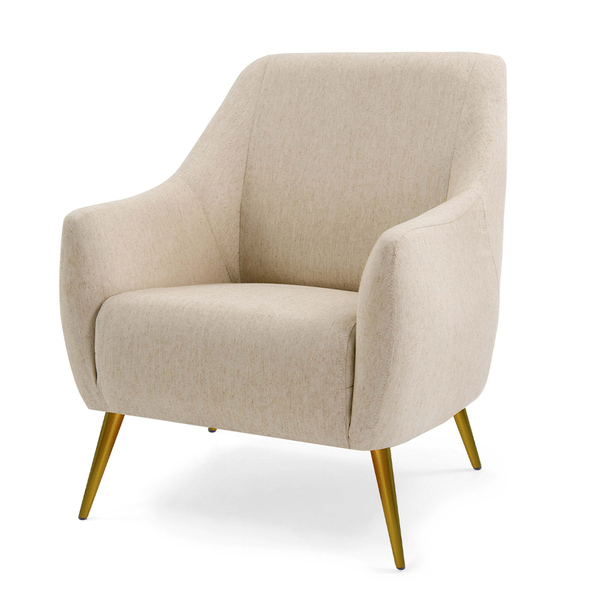 Poltrona Decorativa Para Sala Estar Paloma Pés Palito Ouro Fo