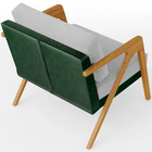 Poltrona Decorativa Para Sala Estar Pietra L02 Facto Verde Mu