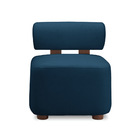 Poltrona Decorativa Para Sala Helora Bouclê E03 - D'rossi - A